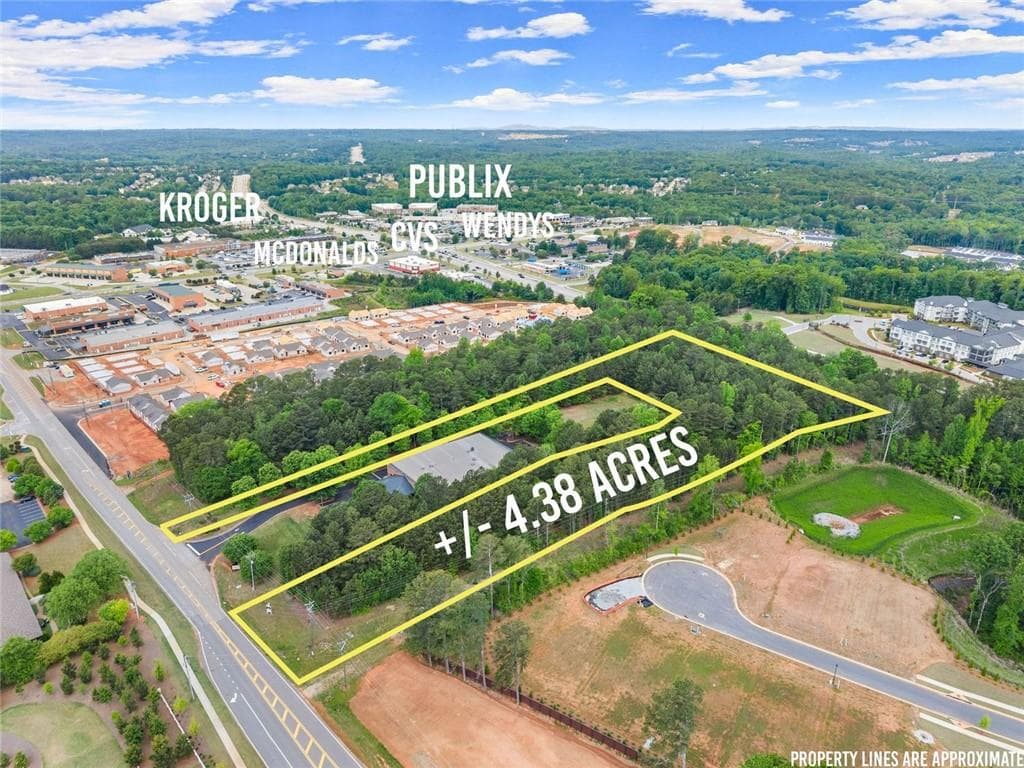 unimproved land for sale at 5378 Thompson Mill Road, Hoschton, GA 30548