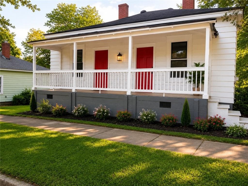 2 bedroom, 2 bathroom, 1,086 sq ft single family residence for sale at 8 Spruce Street, Porterdale, GA 30014