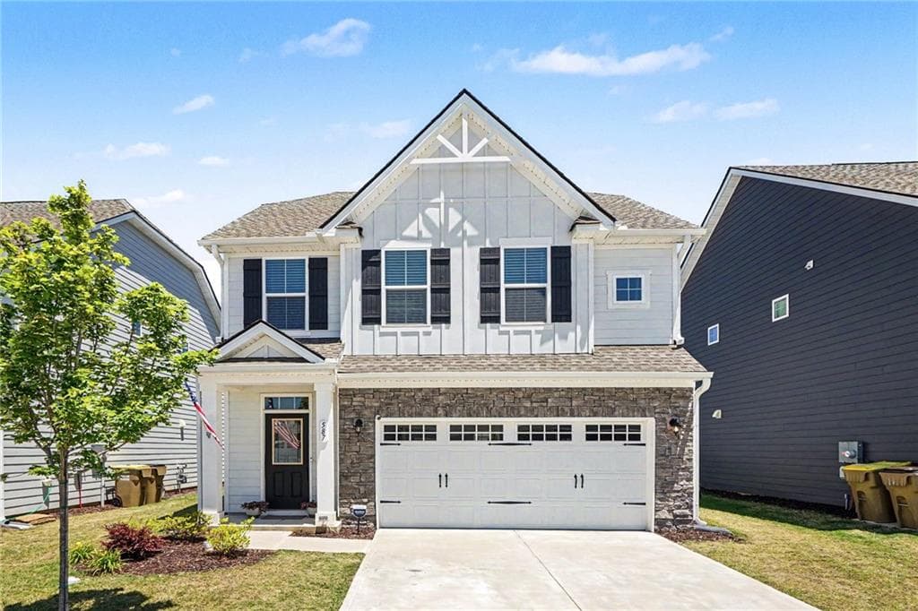 3 bedroom, 3 bathroom, 1,948 sq ft single family residence for sale at 587 Gunter Drive, Hoschton, GA 30548