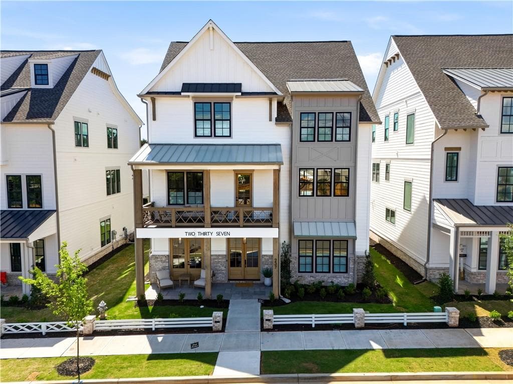 4 bedroom, 5 bathroom, 4,509 sq ft single family residence sold at 237 Lask Lane, Milton, GA 30004