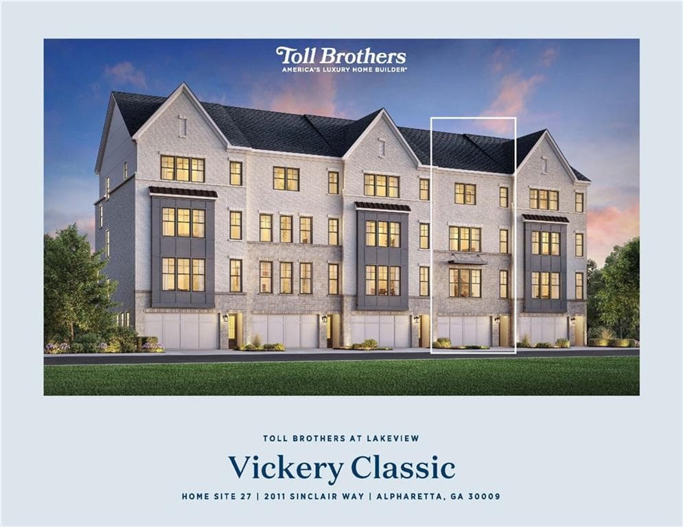 3 bedroom, 5 bathroom, 3,700 sq ft townhouse for sale at 2011 SINCLAIR Way, Alpharetta, GA 30009