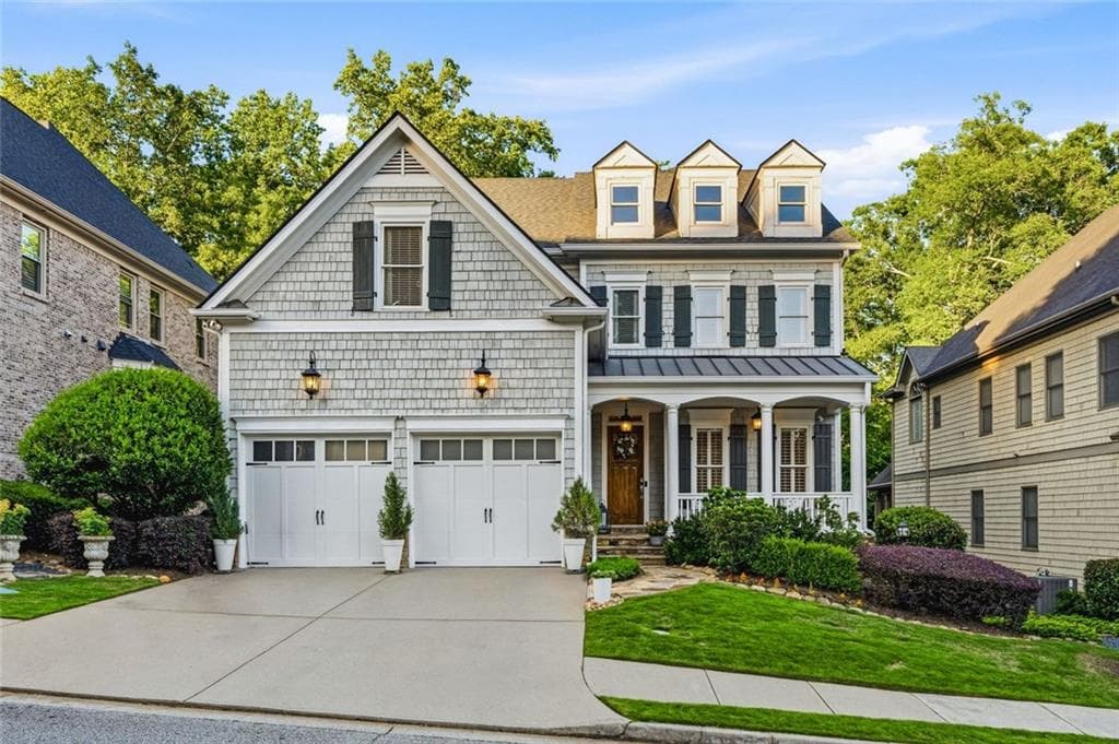 5 bedroom, 5 bathroom, 4,546 sq ft single family residence sold at 1056 Bluffhaven Way, Brookhaven, GA 30319