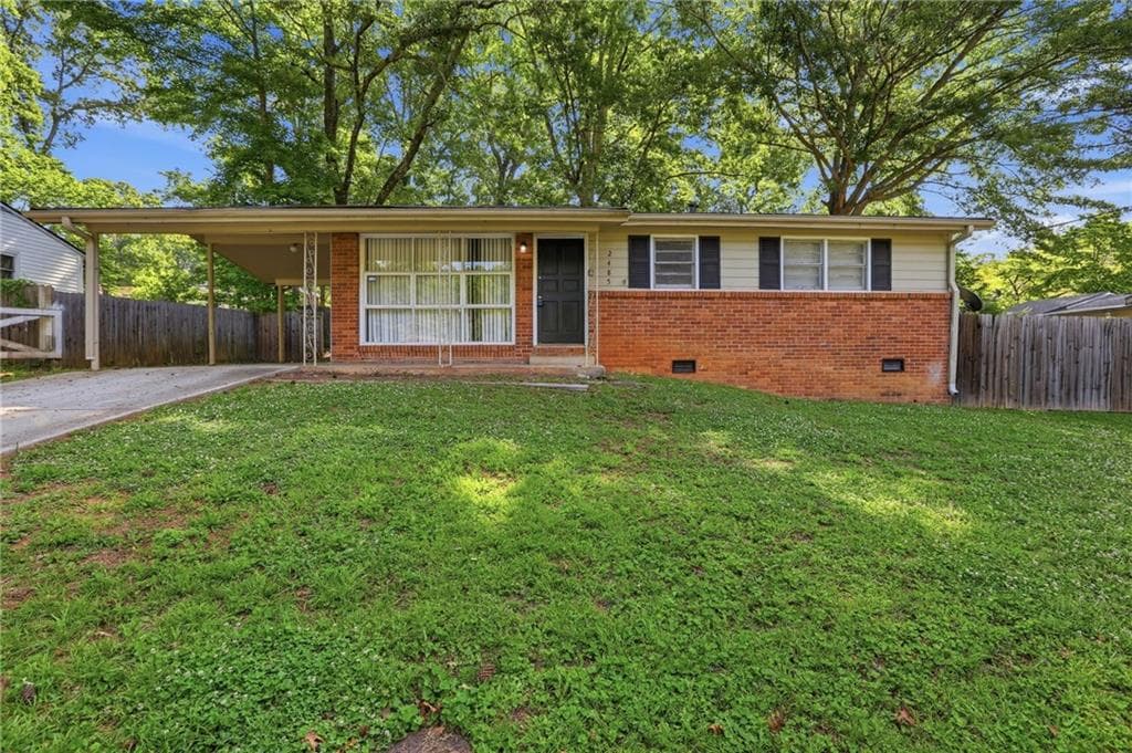 3 bedroom, 1 bathroom, 936 sq ft single family residence sold at 2485 Brackett Drive, Marietta, GA 30060