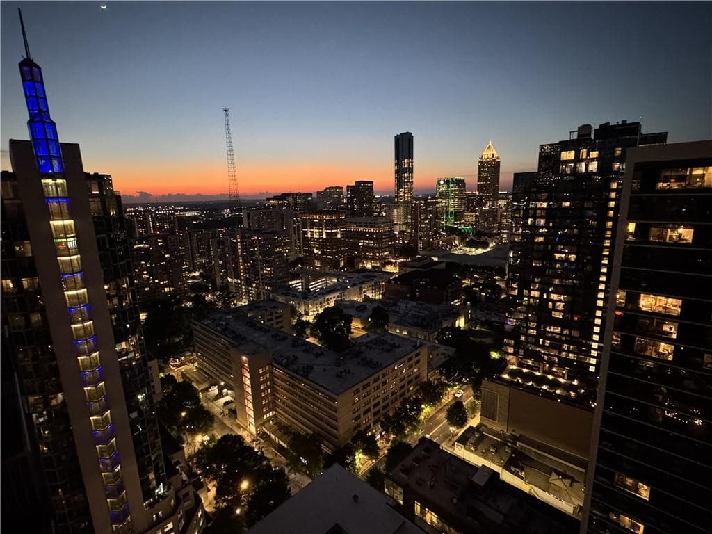 1 bedroom, 1 bathroom, 748 sq ft condominium for sale at 855 Peachtree Street 2812, Atlanta, GA 30308 — photo 1 of 55