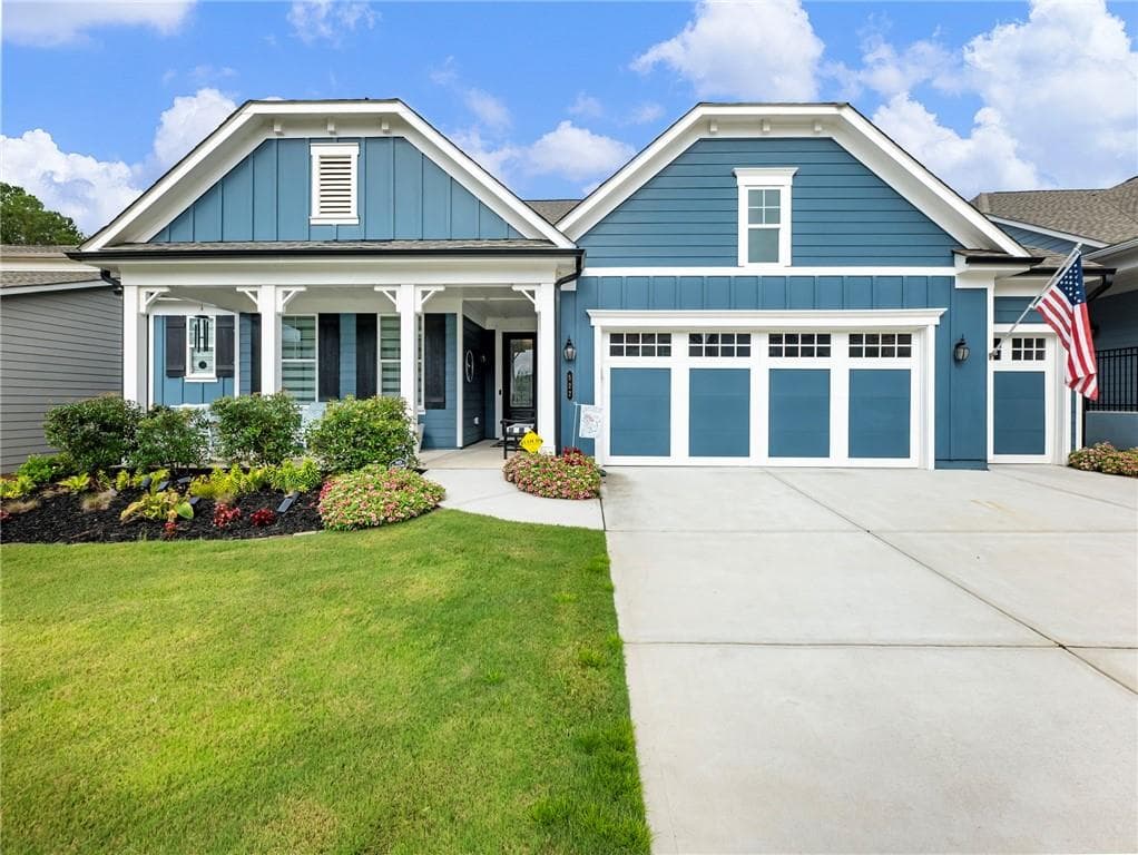 3 bedroom, 4 bathroom, 3,072 sq ft single family residence for sale at 522 Ontario Lane, Hoschton, GA 30548