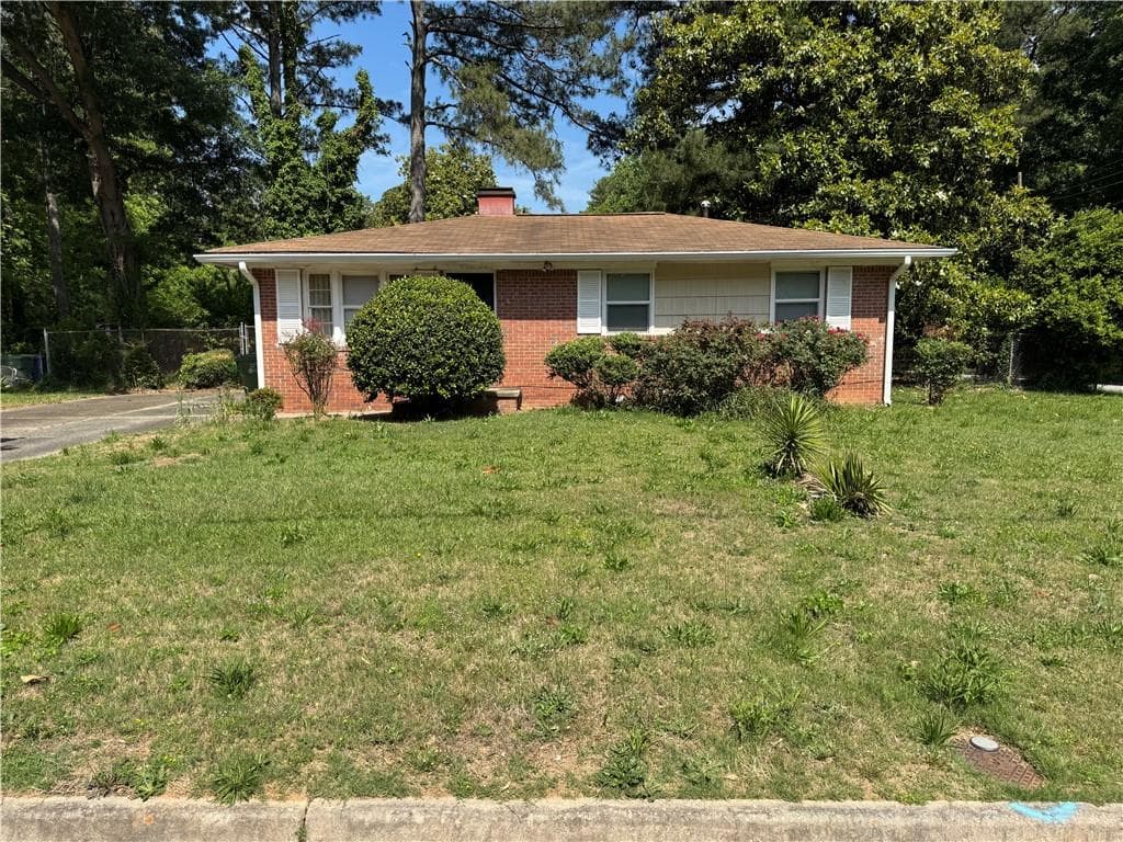 3 bedroom, 1 bathroom, 1,000 sq ft single family residence sold at 3503 Adkins Road, Atlanta, GA 30331