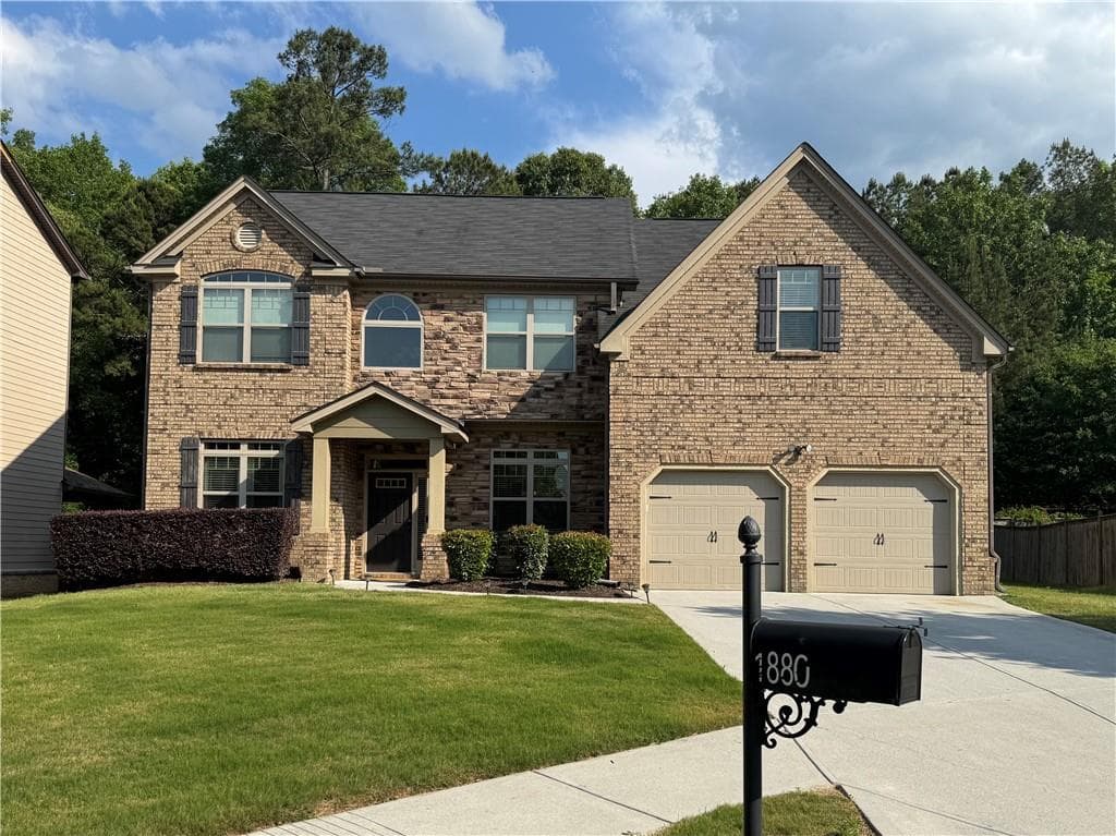 5 bedroom, 4 bathroom, 3,166 sq ft single family residence for sale at 1880 Browning Bend Court, Dacula, GA 30019 — photo 1 of 24