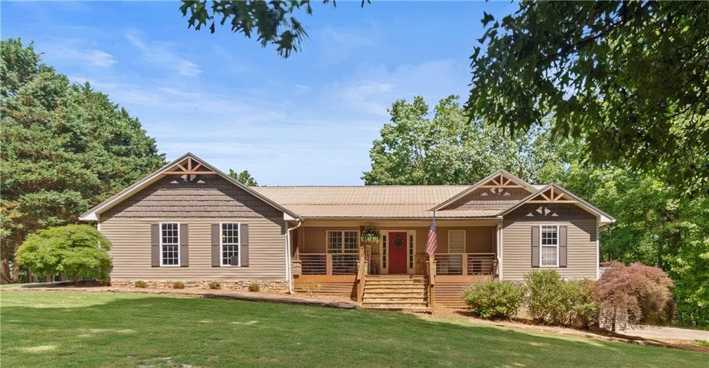3 bedroom, 4 bathroom, 3,522 sq ft single family residence for sale at 1227 Dry Hollow Road, Dahlonega, GA 30533