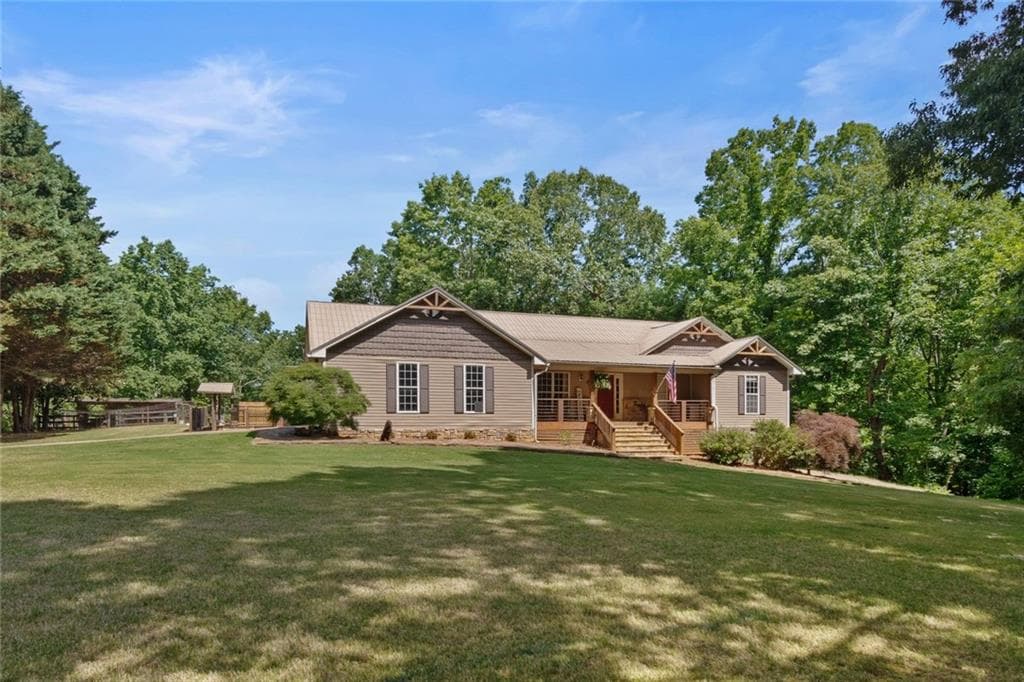 3 bedroom, 4 bathroom, 3,522 sq ft single family residence for sale at 1227 Dry Hollow Road, Dahlonega, GA 30533 — photo 2
