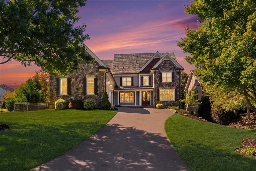 5 bedroom, 5 bathroom, 6,264 sq ft single family residence for sale at 25 River Sound Circle, Dawsonville, GA 30534