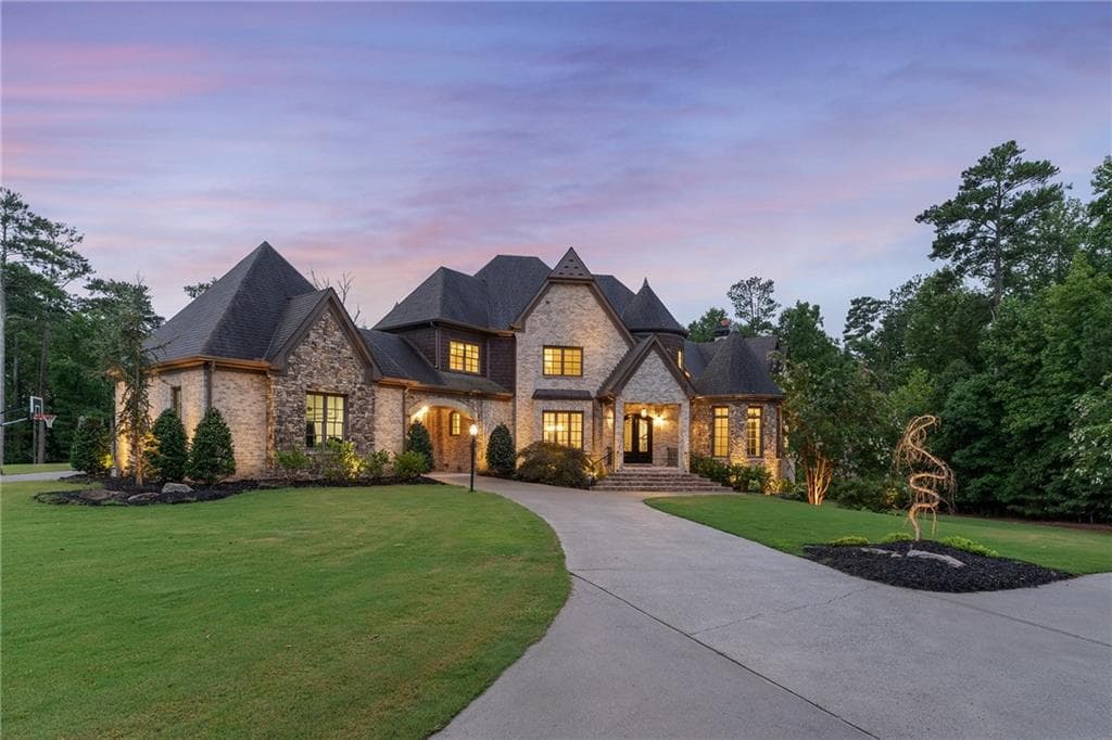 6 bedroom, 8 bathroom, 9,755 sq ft single family residence for sale at 14560 Wood Road, Milton, GA 30004