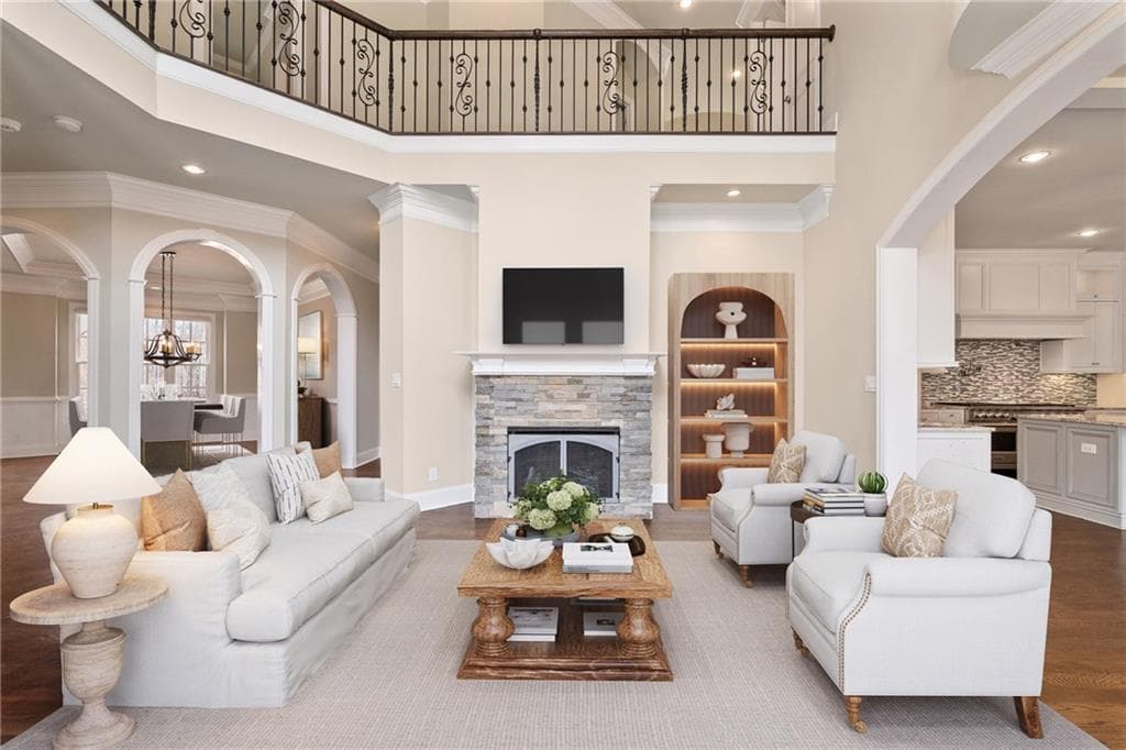 6 bedroom, 8 bathroom, 9,755 sq ft single family residence for sale at 14560 Wood Road, Milton, GA 30004 — photo 9