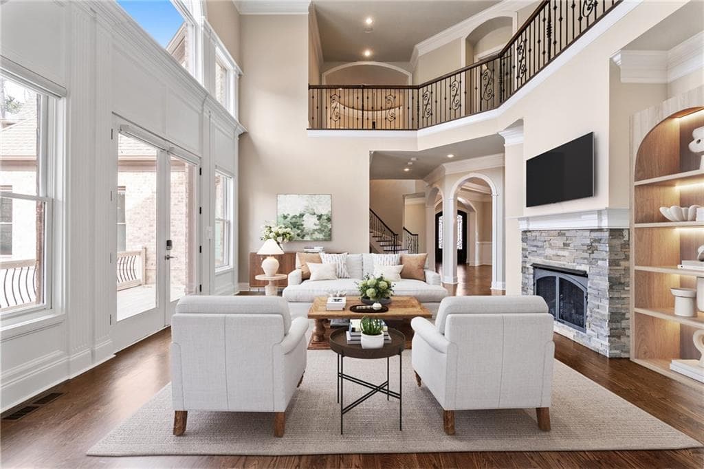 6 bedroom, 8 bathroom, 9,755 sq ft single family residence for sale at 14560 Wood Road, Milton, GA 30004 — photo 10