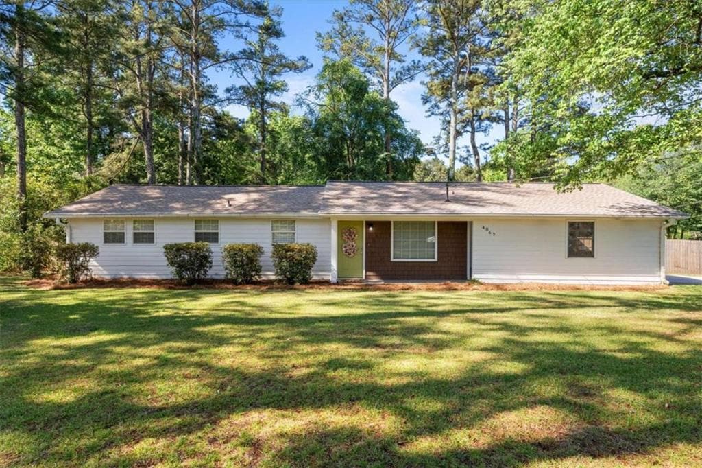 3 bedroom, 2 bathroom, 1,264 sq ft single family residence sold at 4865 Central Church Road, Douglasville, GA 30135