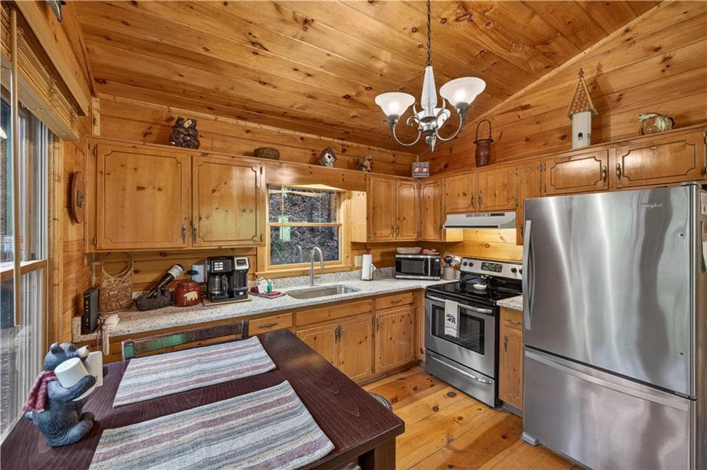 2 bedroom, 1 bathroom, 672 sq ft single family residence for sale at 203 Mountain View Drive, Cherry Log, GA 30522 — photo 4