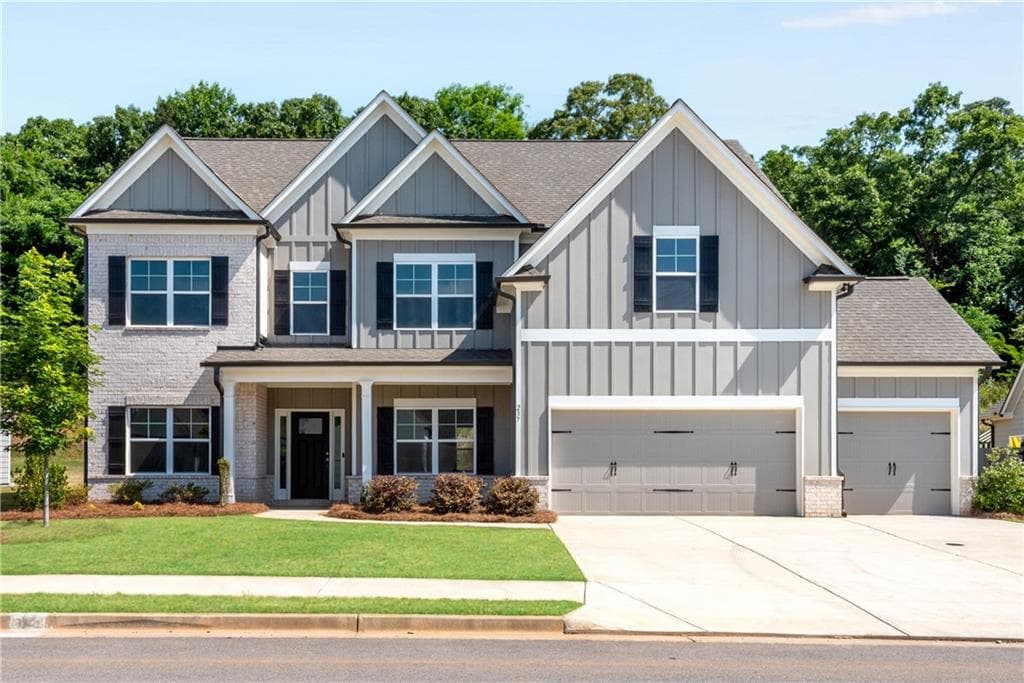 5 bedroom, 4 bathroom, 3,420 sq ft single family residence for sale at 237 Cherokee Rose Lane, Hoschton, GA 30548