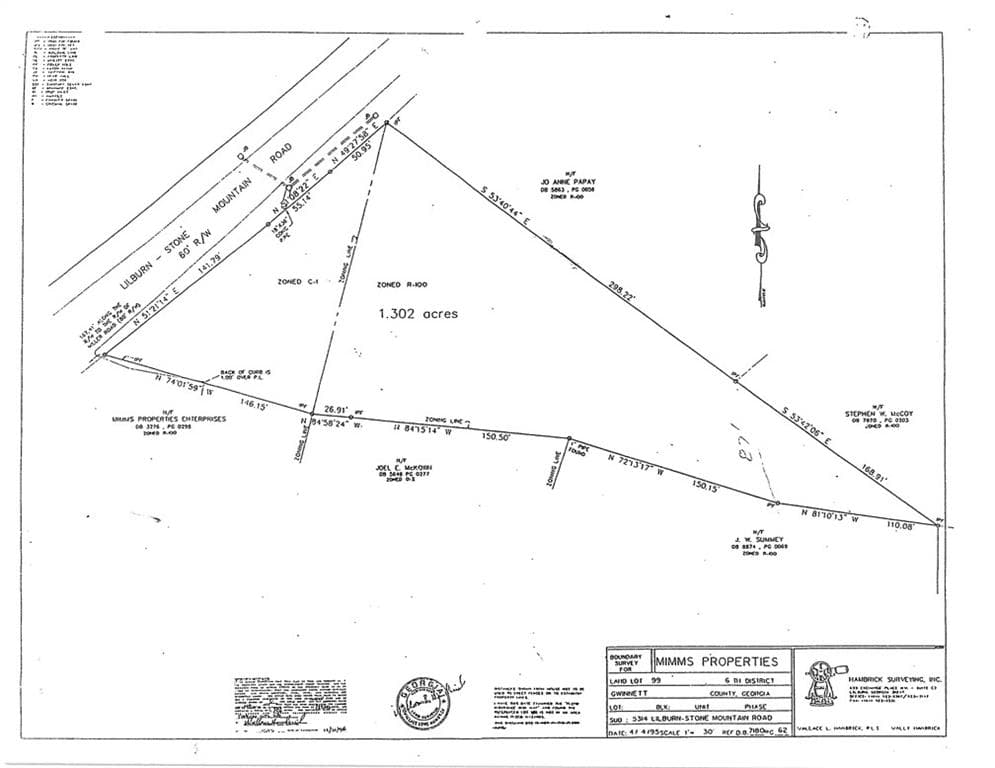 unimproved land for sale at 5314 Lilburn Stone Mountain Road, Lilburn, GA 30047 — photo 1 of 3