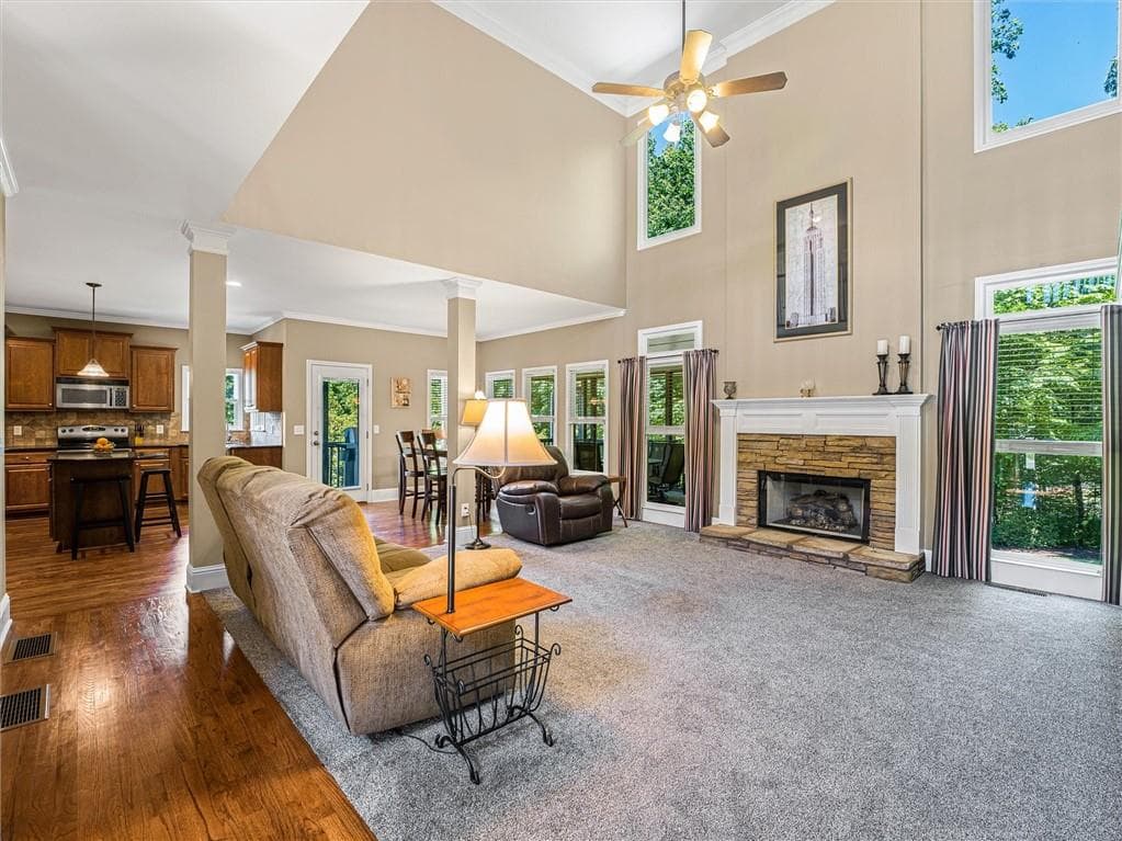 5 bedroom, 5 bathroom, 4,251 sq ft single family residence for sale at 8970 Riverwood Lane, Gainesville, GA 30506 — photo 2