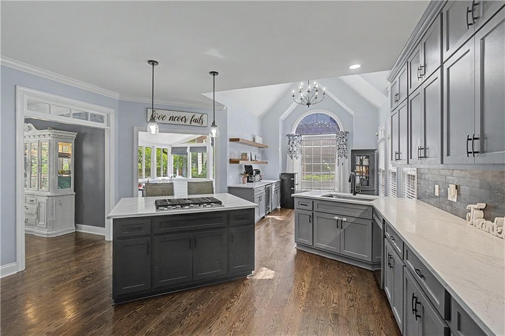5 bedroom, 6 bathroom, 5,301 sq ft single family residence under contract at 401 The Falls Of Cherokee Drive, Canton, GA 30114 — photo 7