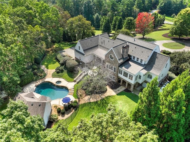6 bedroom, 9 bathroom, 8,284 sq ft single family residence sold at 454 Summit Overlook Drive, Dawsonville, GA 30534