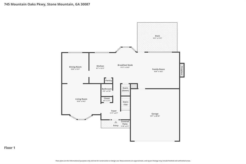 4 bedroom, 3 bathroom, 2,556 sq ft single family residence for rent at 745 Mountain Oaks Parkway, Stone Mountain, GA 30087 for $2,440 a month — photo 3