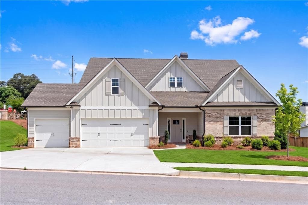 4 bedroom, 3 bathroom, 2,686 sq ft single family residence for sale at 111 Cherokee Rose Lane, Hoschton, GA 30548