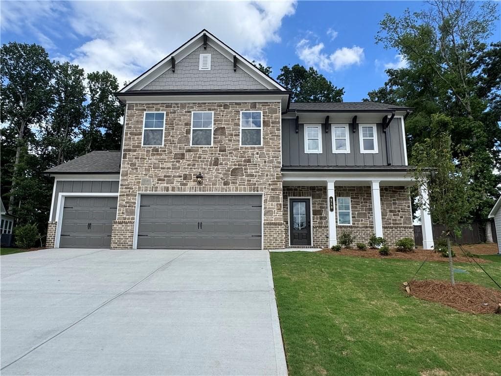 4 bedroom, 4 bathroom, 2,494 sq ft single family residence for sale at 210 Rosewood Park Drive, Hoschton, GA 30548