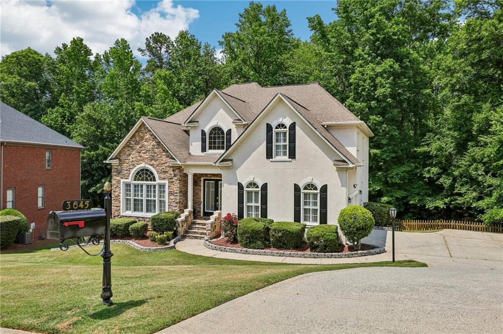 4 bedroom, 3 bathroom, 3,953 sq ft single family residence for sale at 3645 Hickory Branch Trail, Suwanee, GA 30024 — photo 3