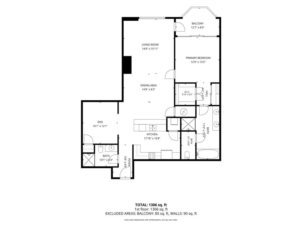 2 bedroom, 2 bathroom, 1,364 sq ft condominium under contract at 2795 Peachtree Road 307, Atlanta, GA 30305 — photo 8