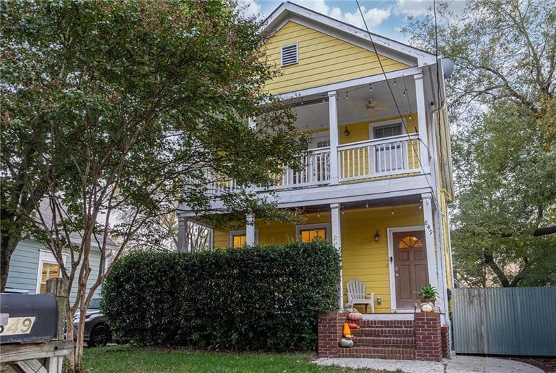 3 bedroom, 3 bathroom, 1,628 sq ft single family residence sold at 849 Marcus Street, Atlanta, GA 30316