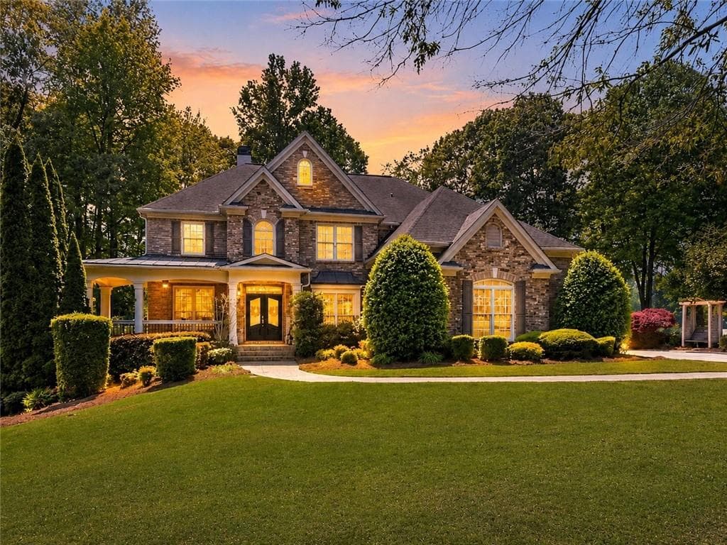 5 bedroom, 5 bathroom, 5,548 sq ft single family residence sold at 5640 Lake Oak Landing, Cumming, GA 30040