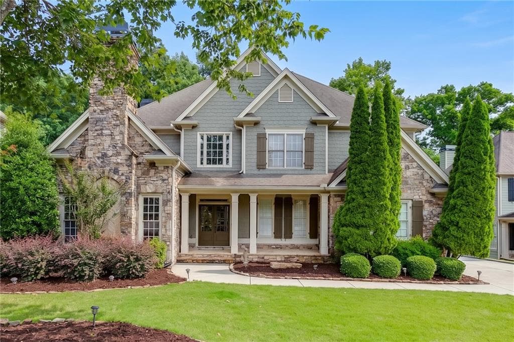 6 bedroom, 6 bathroom, 5,482 sq ft single family residence under contract at 302 Beech Tree Hollow, Sugar Hill, GA 30518