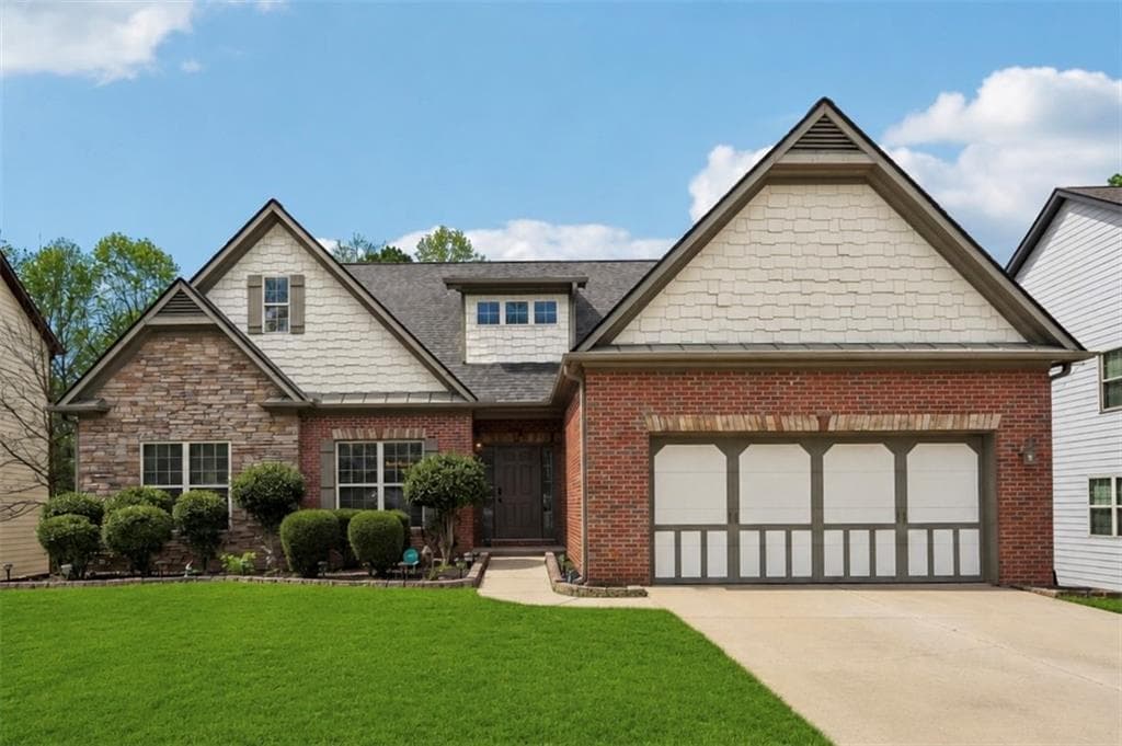 5 bedroom, 4 bathroom, 4,608 sq ft single family residence sold at 1330 Primrose Park Road, Sugar Hill, GA 30518