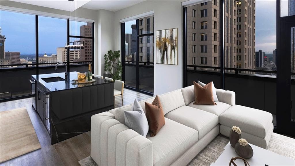 2 bedroom, 2 bathroom, 1,141 sq ft apartment for rent at 161 Peachtree Center Avenue 1812, Atlanta, GA 30303 for $2,505 a month — photo 7