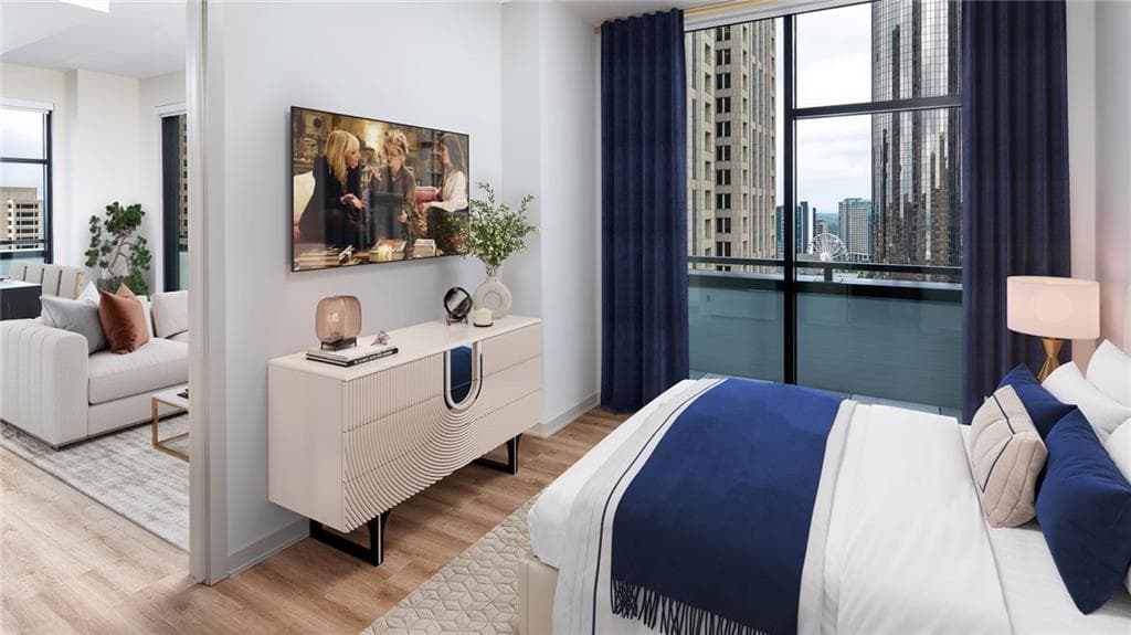 2 bedroom, 2 bathroom, 1,141 sq ft apartment for rent at 161 Peachtree Center Avenue 1812, Atlanta, GA 30303 for $2,505 a month — photo 8