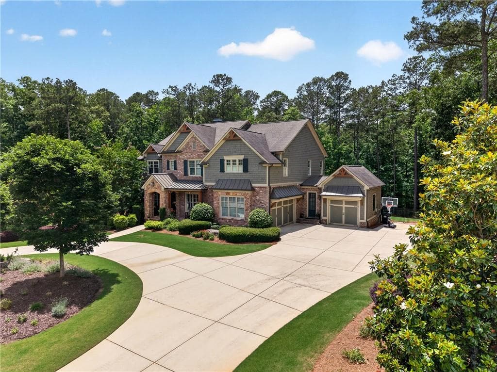 6 bedroom, 6 bathroom, 7,123 sq ft single family residence for sale at 5365 Lake Redwine Cove, Acworth, GA 30101