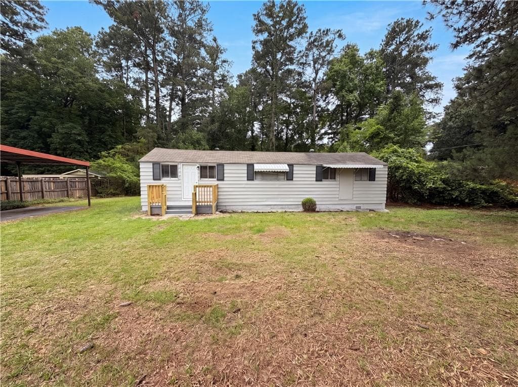 3 bedroom, 1 bathroom, 752 sq ft single family residence for sale at 1396 Pine Drive, Atlanta, GA 30349
