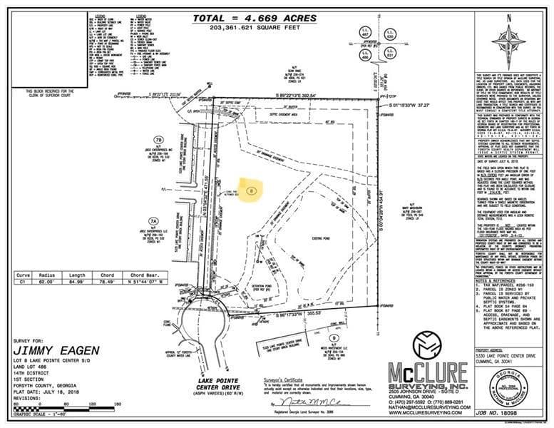 unimproved land for sale at 5330 Lake Pointe Center Drive, Cumming, GA 30041