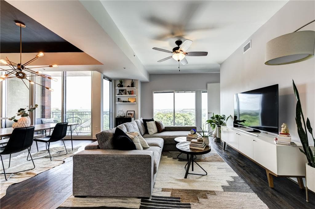 2 bedroom, 3 bathroom, 1,381 sq ft condominium for rent at 1820 Peachtree Street 1003, Atlanta, GA 30309 for $3,800 a month — photo 1 of 39