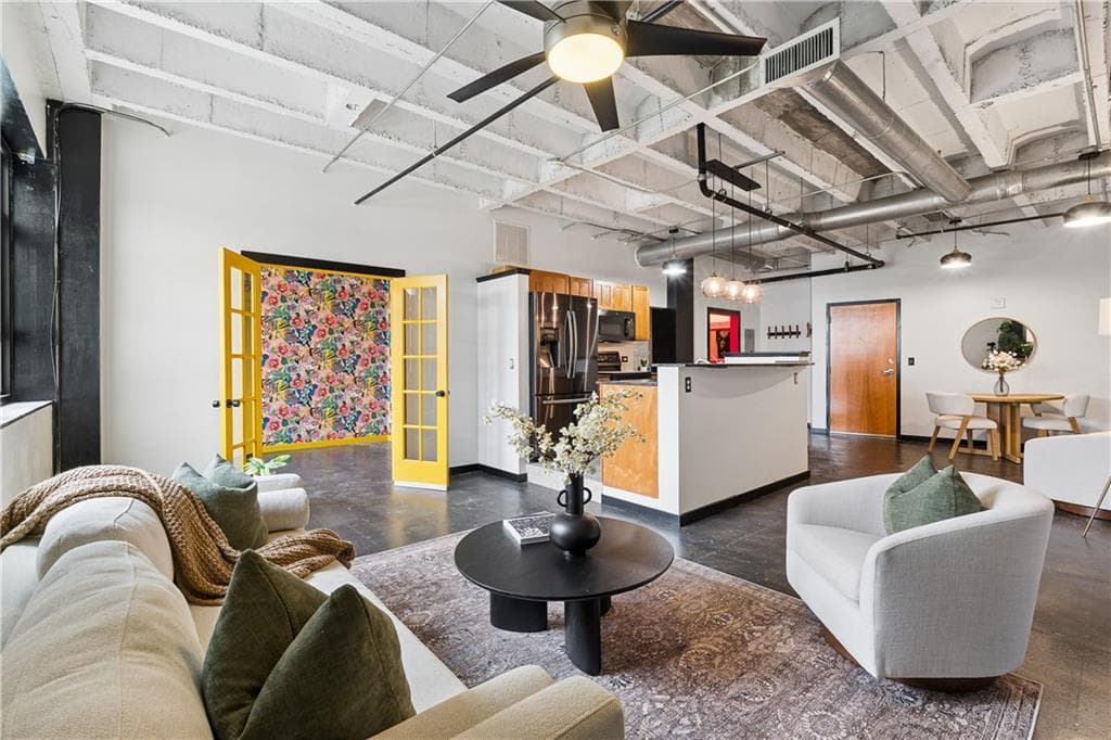 2 bedroom, 1 bathroom, 1,138 sq ft condominium sold at 878 Peachtree Street 621, Atlanta, GA 30309