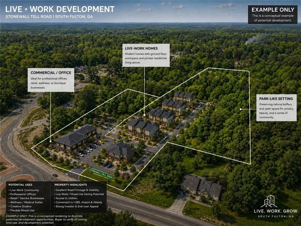 2 bedroom, 1 bathroom, 1,050 sq ft single family residence for sale at 3813 Stonewall Tell Road, Atlanta, GA 30349 — photo 3