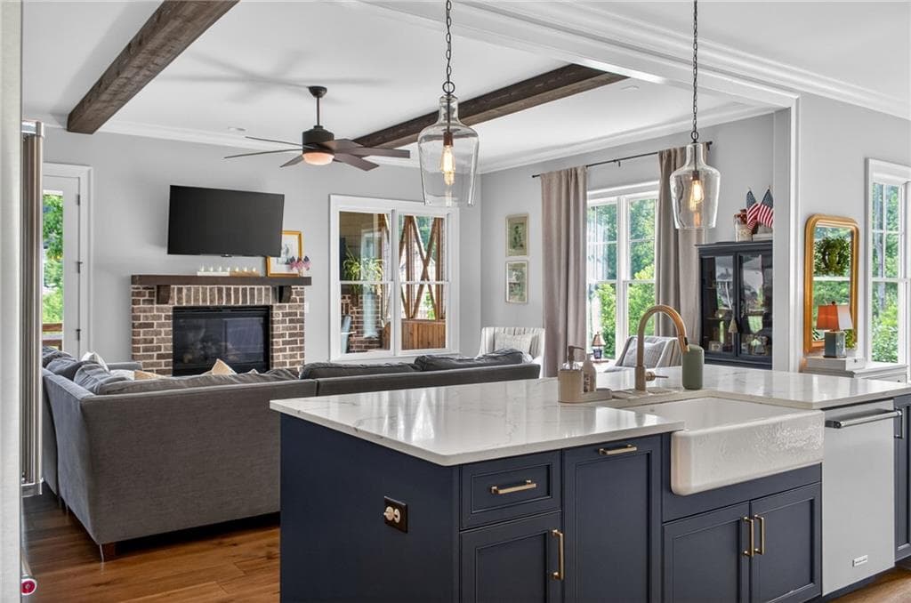 5 bedroom, 5 bathroom, 3,974 sq ft single family residence for sale at 2156 Ellis Mountain Drive, Marietta, GA 30064 — photo 2