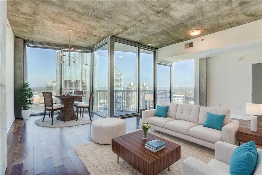 2 bedroom, 2 bathroom, 1,245 sq ft condominium for rent at 3324 Peachtree Road 1919, Atlanta, GA 30326 for $3,150 a month — photo 2