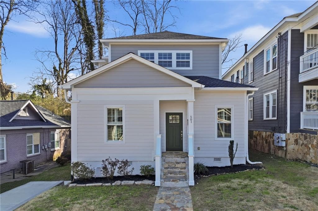 4 bedroom, 4 bathroom, 2,491 sq ft single family residence sold at 501 Rankin Street, Atlanta, GA 30308