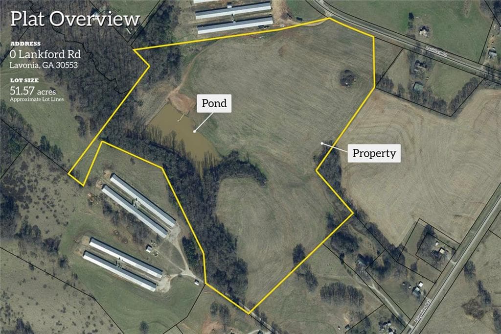 unimproved land for sale at 0 Lankford Road, Lavonia, GA 30553 — photo 2