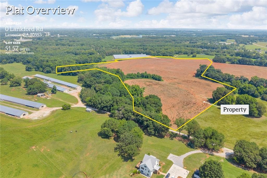 unimproved land for sale at 0 Lankford Road, Lavonia, GA 30553 — photo 3