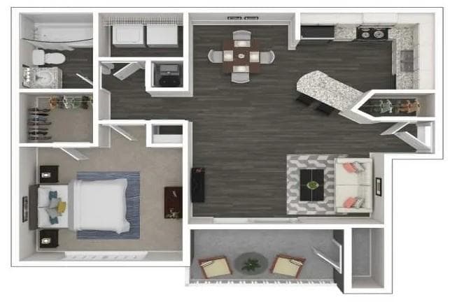 1 bedroom, 1 bathroom, 750 sq ft apartment for rent at 300 Deering Road 2308, Atlanta, GA 30309 for $1,203 a month — photo 5