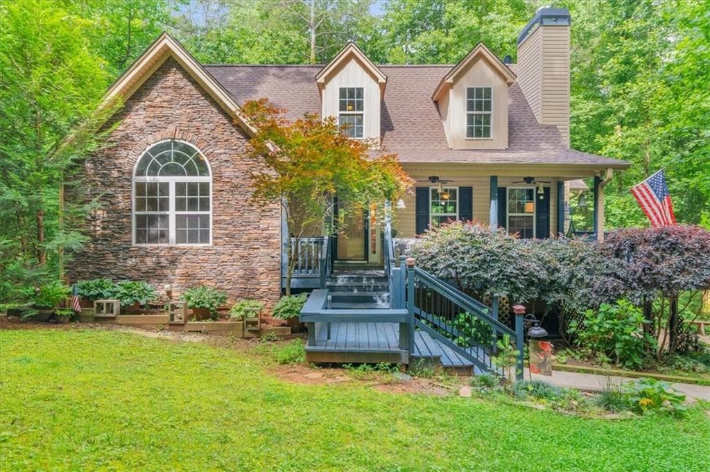 4 bedroom, 4 bathroom single family residence sold at 191 John Walker Road, Dahlonega, GA 30533