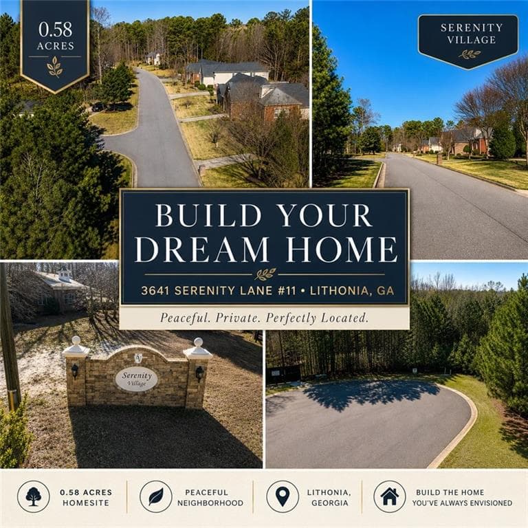 single family residence for sale at 3641 Serenity Lane, Lithonia, GA 30038