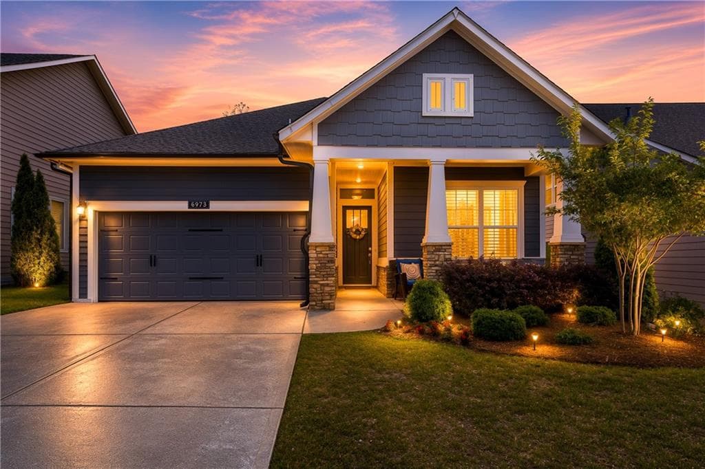 3 bedroom, 2 bathroom, 1,692 sq ft single family residence for sale at 6973 River Rock Drive, Flowery Branch, GA 30542